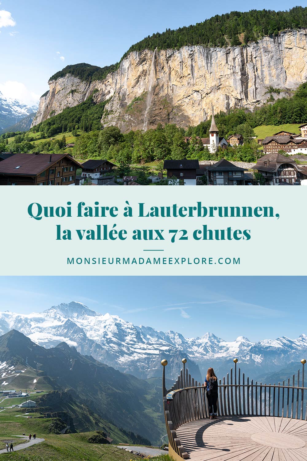 Quoi faire à Lauterbrunnen, la vallée aux 72 chutes, Monsieur+Madame Explore, Blogue de voyage, Suisse / Top Things to Do in Lauterbrunnen, Switzerland’s Valley of 72 Waterfalls, Switzerland