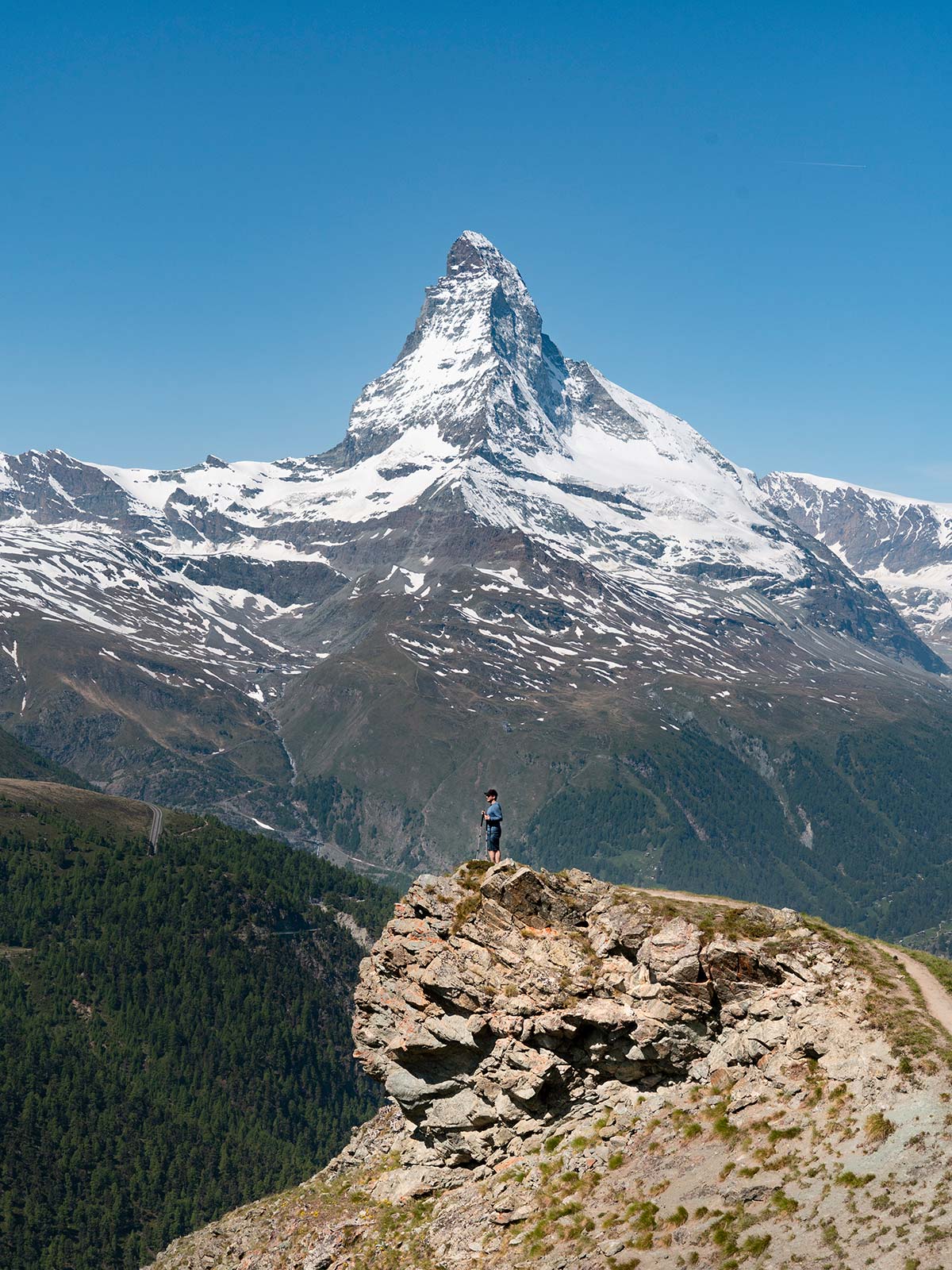Randonnée des 5 Lacs, Mont Cervin, Zermatt, Suisse / 5 Lakes Hike, 5-Seenweg, Matterhorn, Zermatt, Switzerland