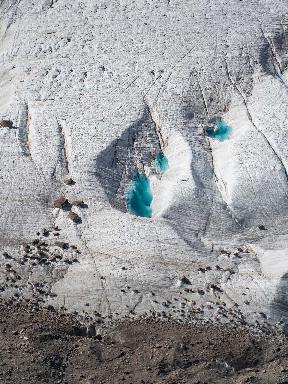 Lac, Glacier du Gorner, Gornergrat, Zermatt, Suisse / Gorner Glacier, Gornergrat Summit, Zermatt, Switzerland