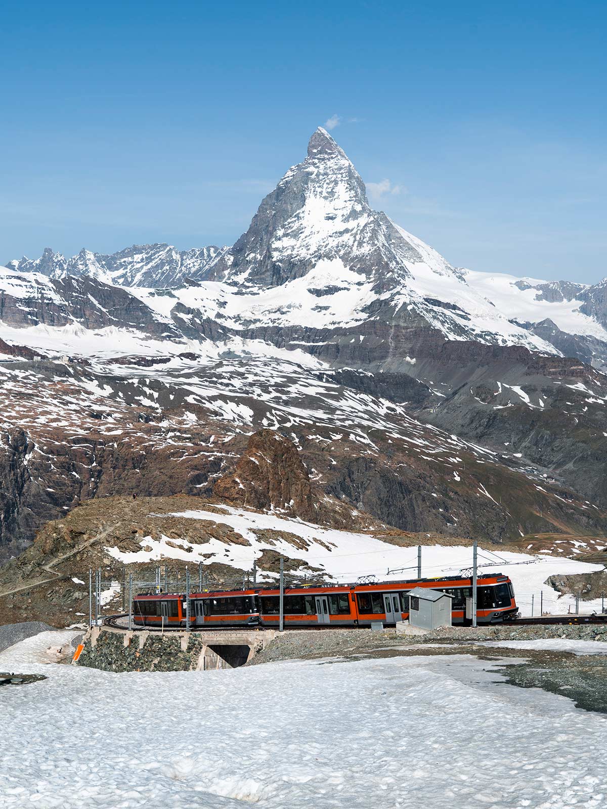 Train du Gornergrat, Mont Cervin, Zermatt, Suisse / Gornergrat Bahn Train, Matterhorn, Zermatt, Switzerland