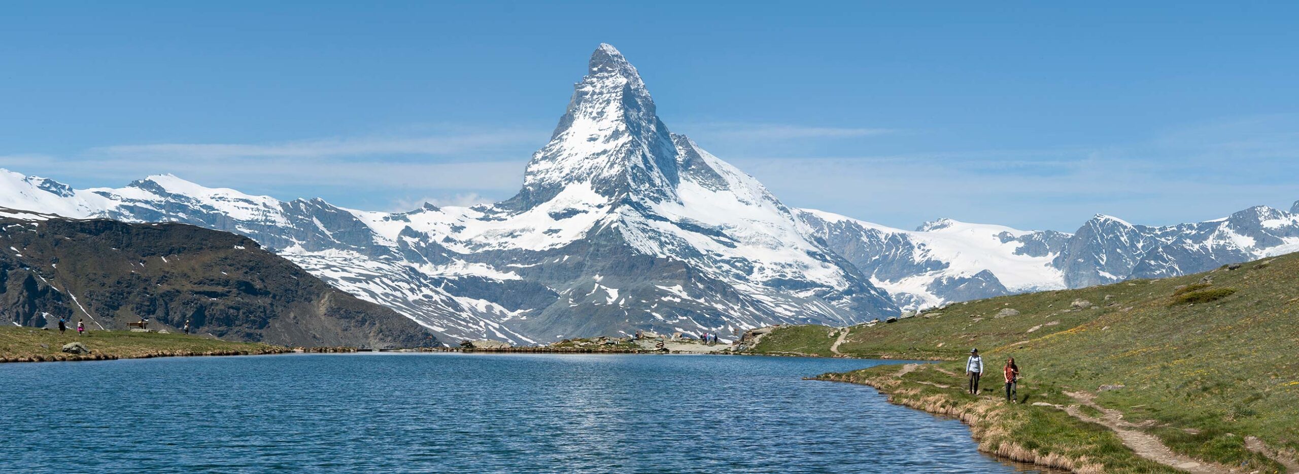Lac Stellisee, Randonnée des 5 Lacs, Mont Cervin, Zermatt, Suisse / Stellisee Lake, 5 Lakes Hike, 5-Seenweg, Matterhorn, Zermatt, Switzerland