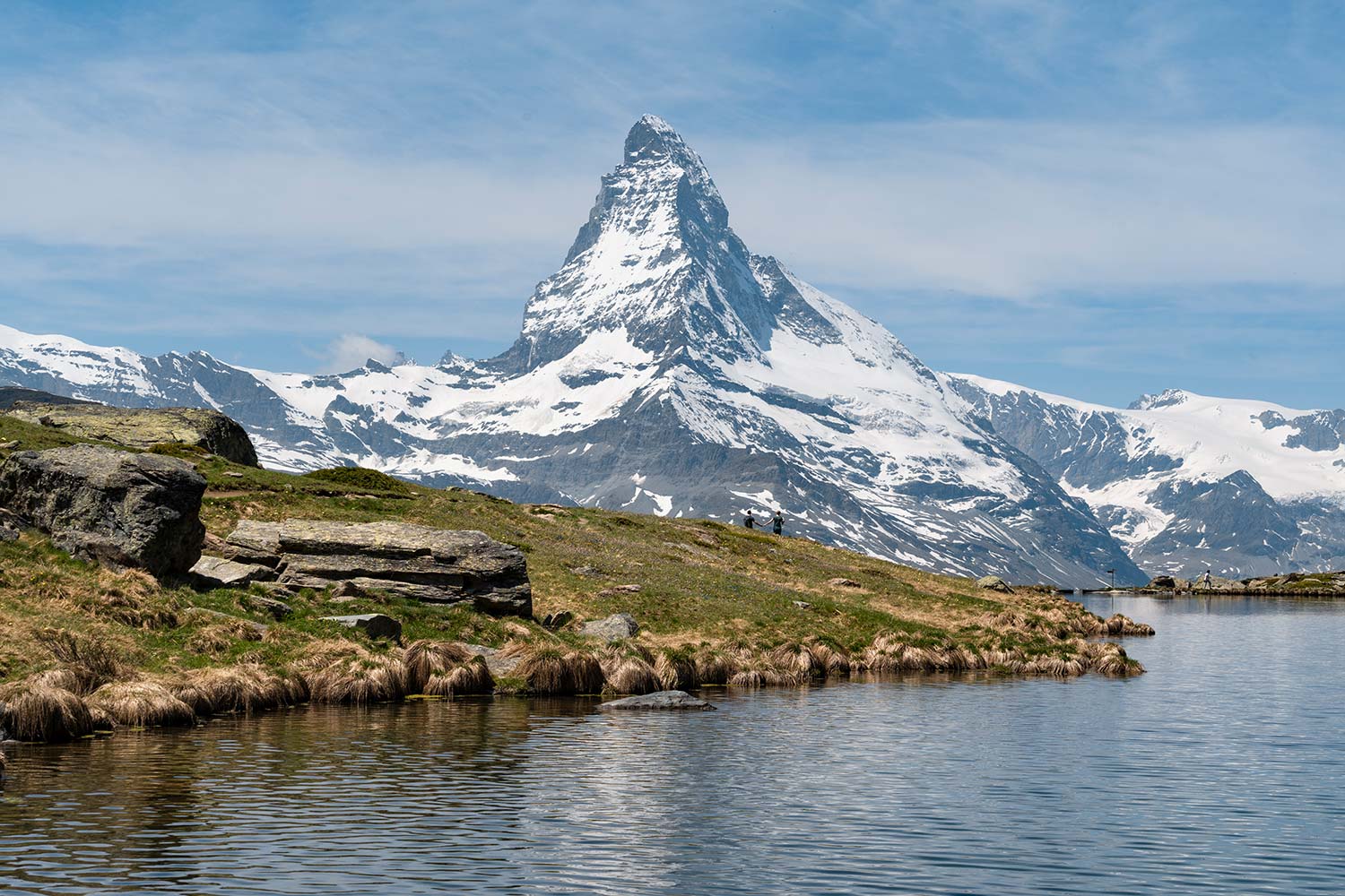 Lac Stellisee, Randonnée des 5 Lacs, Mont Cervin, Zermatt, Suisse / Stellisee Lake, 5 Lakes Hike, 5-Seenweg, Matterhorn, Zermatt, Switzerland