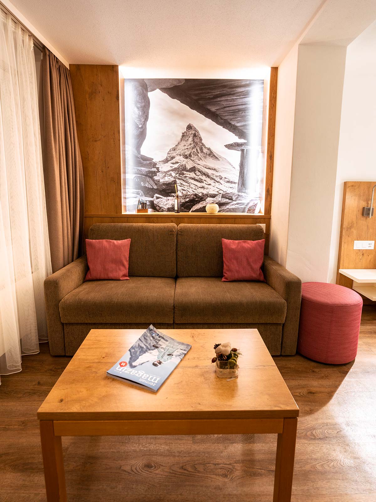 Salon, Appartements Patricia, Zermatt, Suisse / Living Room, Apartments Patricia, Zermatt, Switzerland