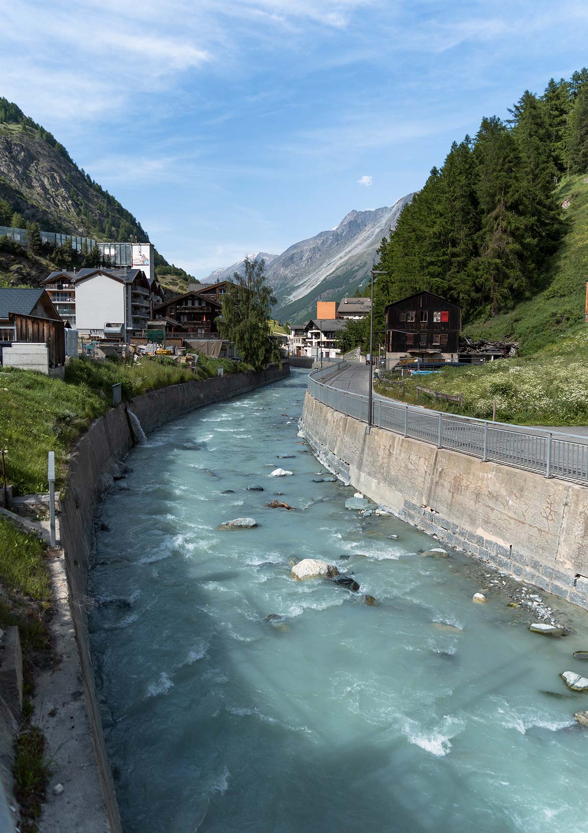 Rivière Matter Vispa, Zermatt, Suisse / Matter Vispa River, Zermartt, Switzerland