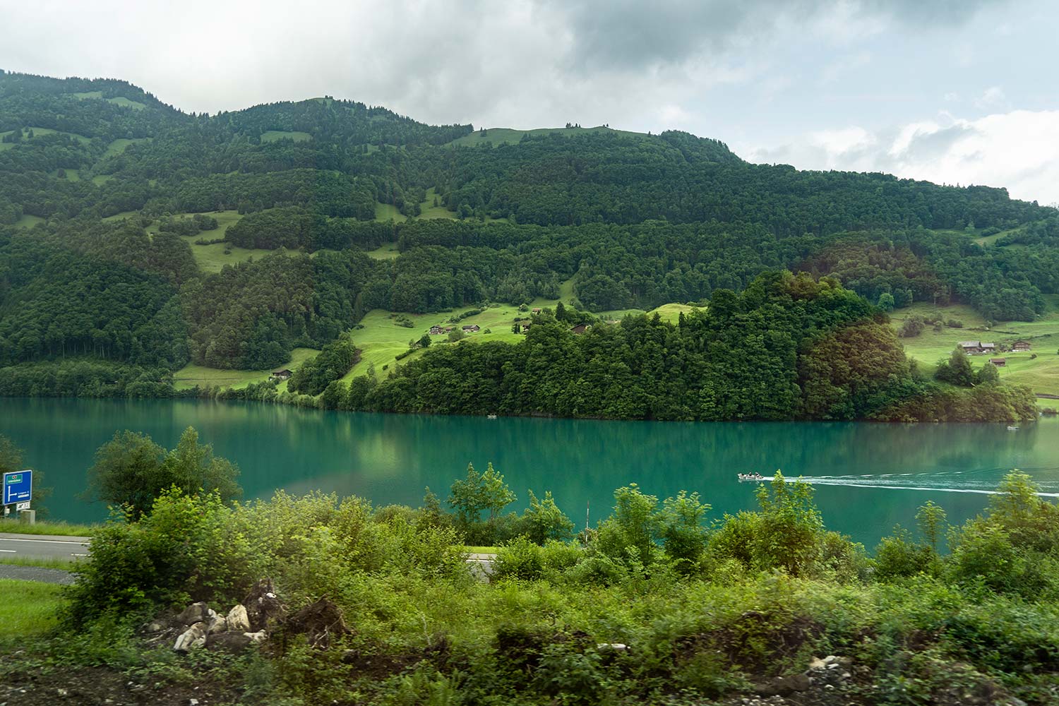 Lucerne à Interlaken Train Express, Suisse / Luzern-Interlaken Express Train, Switzerland