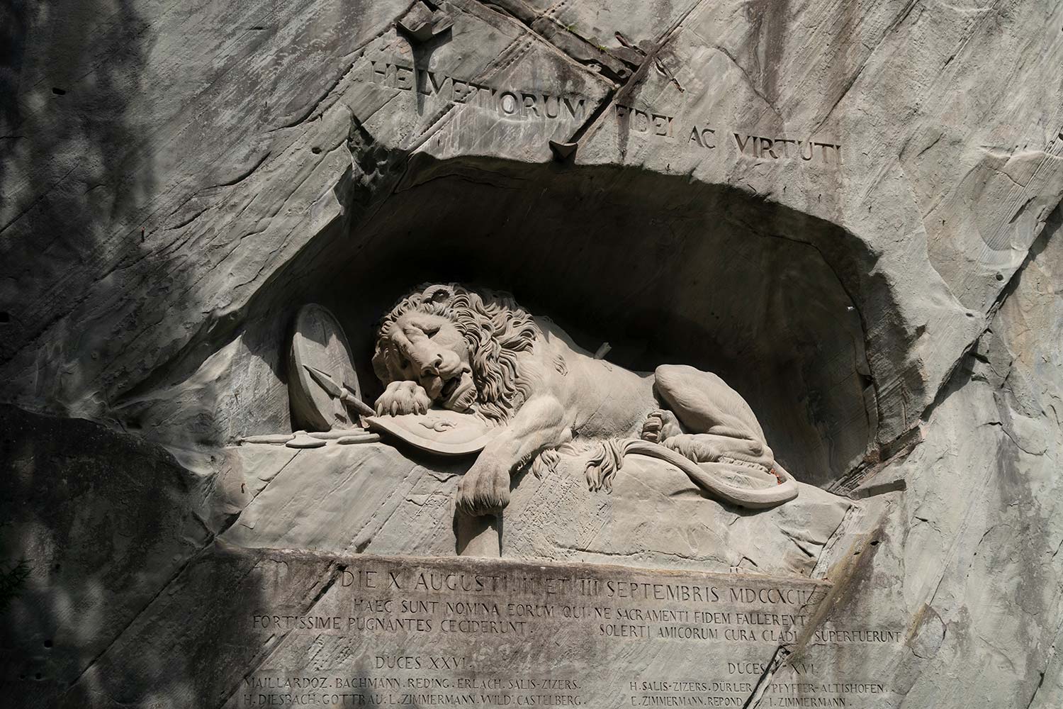Monument du Lion, Lucerne, Suisse / Lion Monument, Luzern, Lake Lucerne, Switzerland